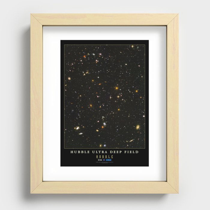 Hubble Telescope Ultra Deep Field Wall Art Poster Print