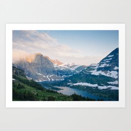 Hidden Lake, Glacier National park Art Print