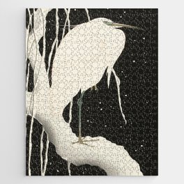 Ohara Koson - Heron in snow Jigsaw Puzzle