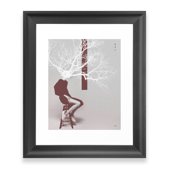F. Tree Framed Art Print by linco7n