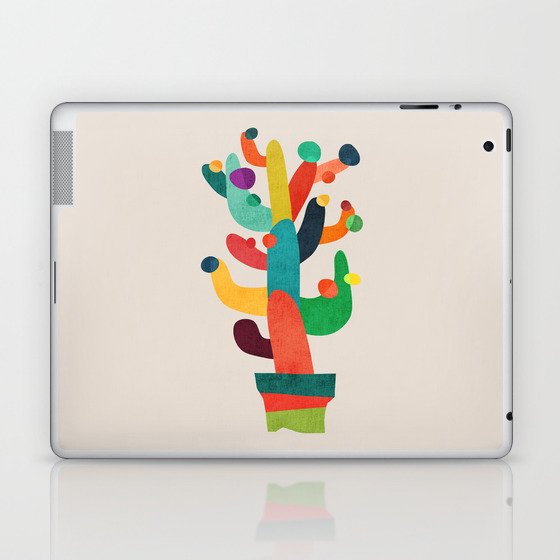 Whimsical Cactus Laptop & iPad Skin