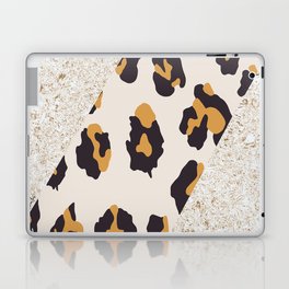 Leopard/Glitter Stripe Laptop & iPad Skin