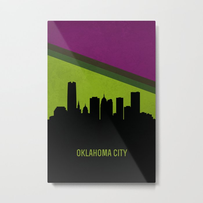 Oklahoma City Skyline Metal Print