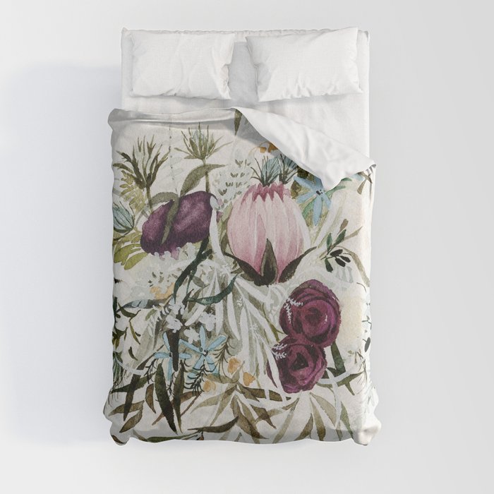Rustic and Free Bouquet Duvet Cover