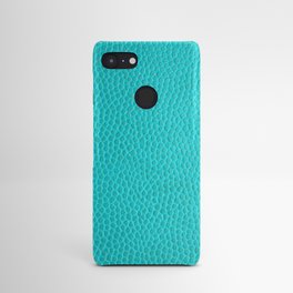 Textured Faux Leather - Turquoise Android Case