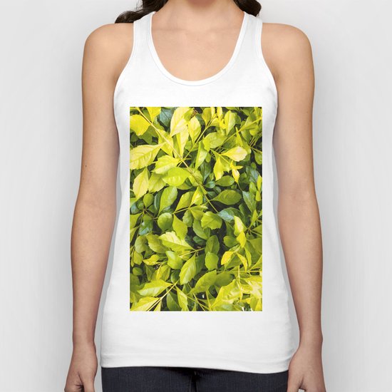 Too much green leaves Unisex Tank Top