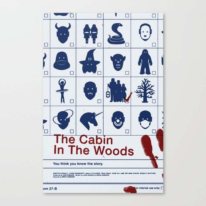 The Cabin In The Woods Leinwanddruck The Cabin In The Woods Leinwanddruck