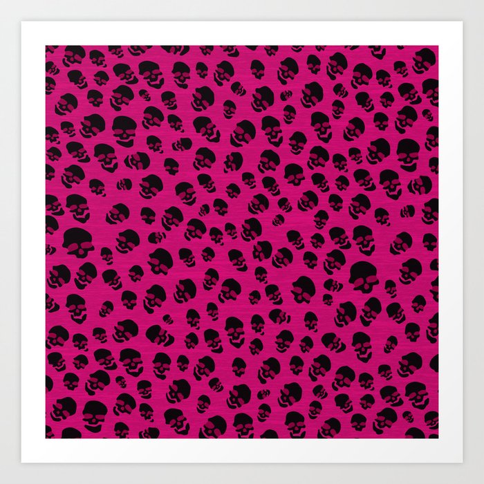 Death Lepard Pink Art Print