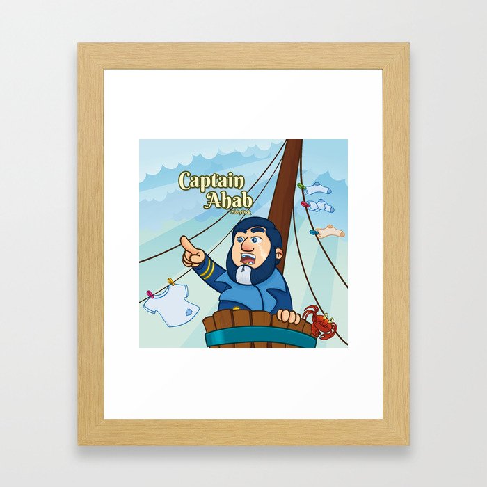 Captain Ahab Framed Art Print