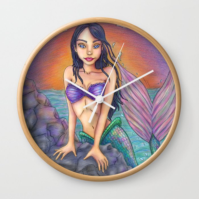 Mermaid Wall Clock