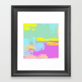 Abstract island  Framed Art Print