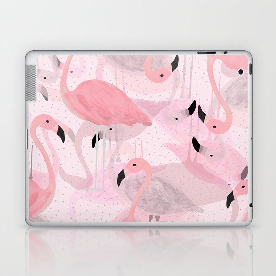 Flamingo Pattern Laptop & iPad Skin