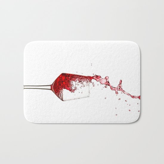 wine glass Bath Mat