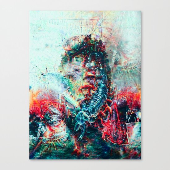 Sci-Fi Daymare Canvas Print