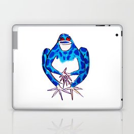 Blue spotted frog Laptop Skin