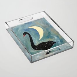 Starlight Swan Acrylic Tray