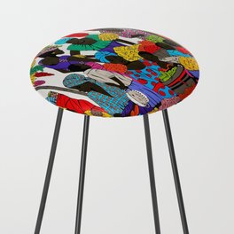 African marketplace 6 Counter Stool