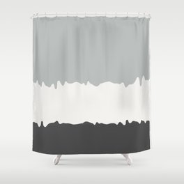 Boho Decor, Blue, Abstract Shower Curtain