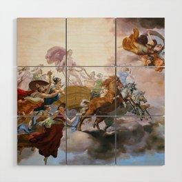 Prometheus Steals Fire from Apollo's Sun Chariot, 1814 Giuseppe Collignon Wood Wall Art