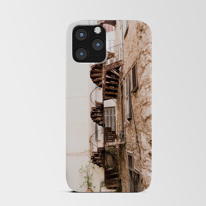 Spiral Staircase in Athens #1 #wall #art #society6 iPhone Card Case