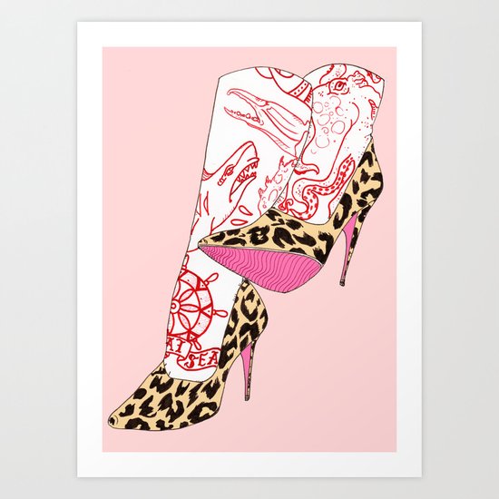 Lost at Sea Art Print