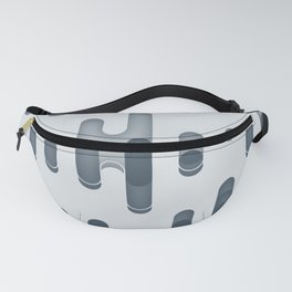 Melt abstract rounded art Fanny Pack