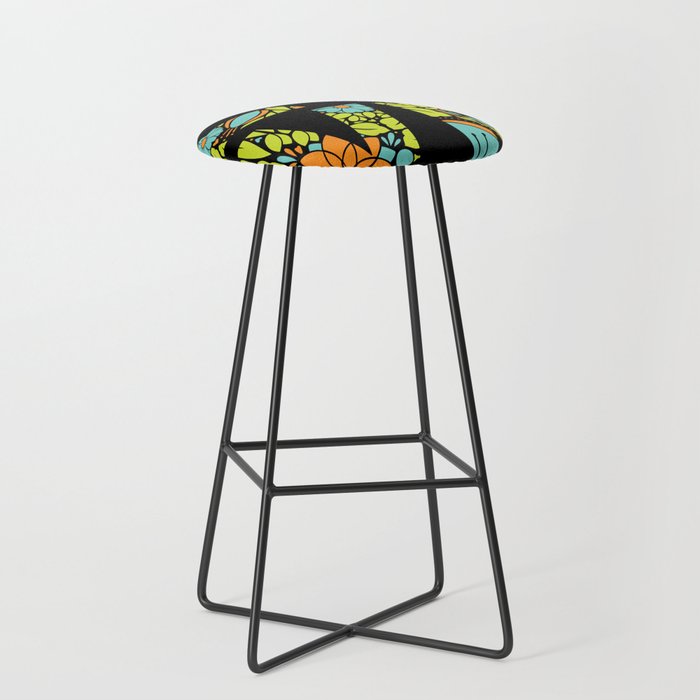 Lotus Flower Love Meditation Bar Stool