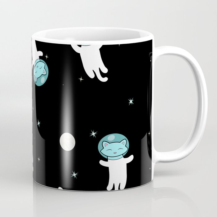 Funny cat in space Coffee Mug
