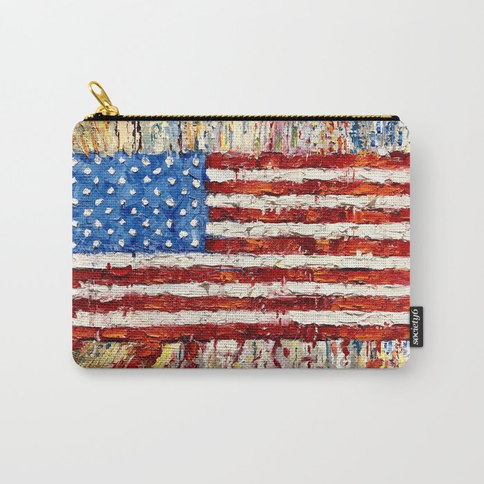 PATMATTHEWSFLAGPAINTING Carry-All Pouch