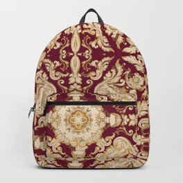 A Modern Vintage Dream (ruby red background) Backpack
