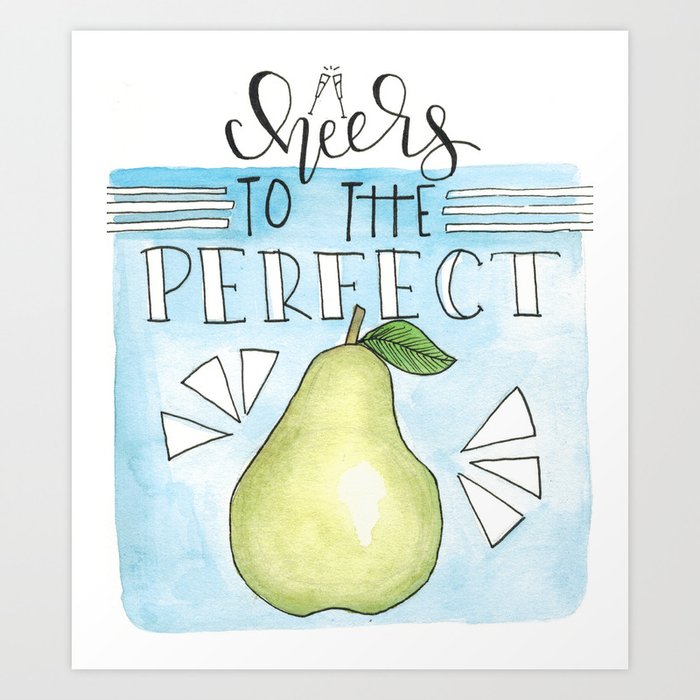 Perfect Pear. 2022. Art Print