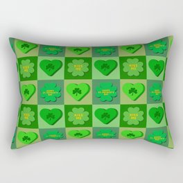 Happy St. Patrick's Day candy Rectangular Pillow