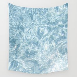 Clear Pool Water Photo | Pastel Color Art Print | Summer in Italy Travel Photography Wall Tapestry