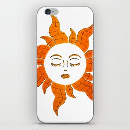Stylized Sun iPhone Skin