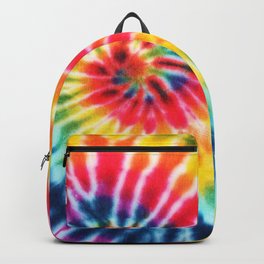 Retro Rainbow Colourful Tie Dye Backpack