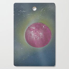  Handmade painting of a planet with infinite energy Cutting Board