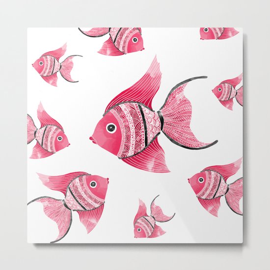 Coral fishes Metal Print