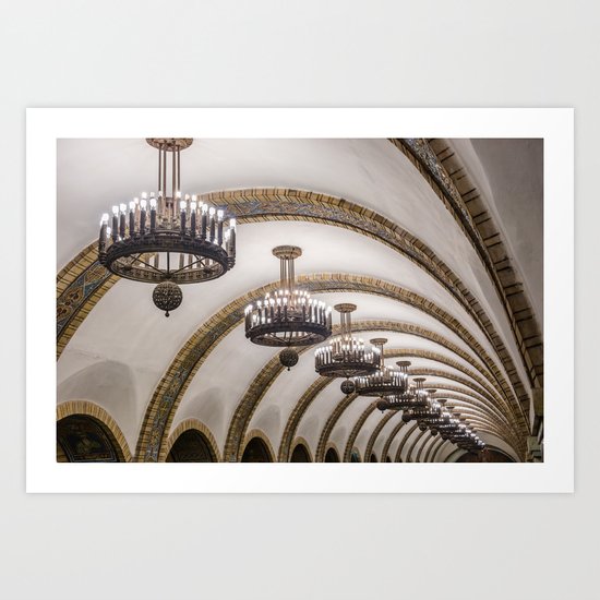 Kyiv subway Art Print