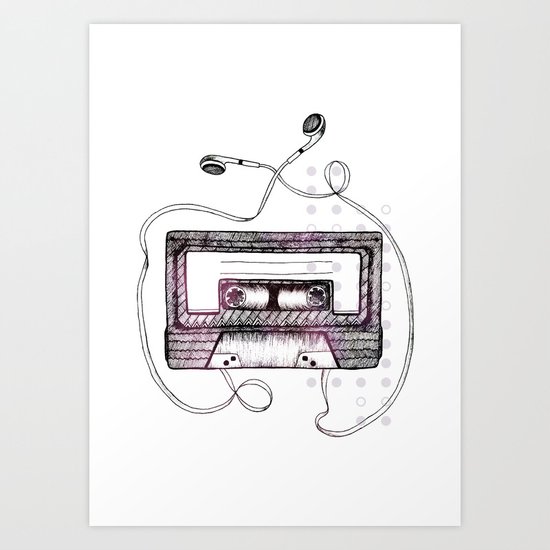 Mixtape Art Print
