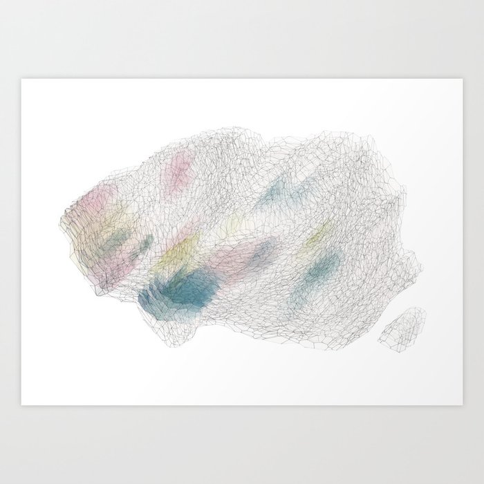 Pastel Minds, Tangible thoughts Art Print by Jaelle.L | Society6