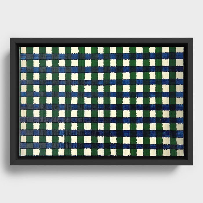 quilt square 4 Framed Canvas