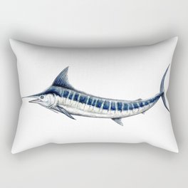 Blue Marlin (Makaira nigricans) Rectangular Pillow