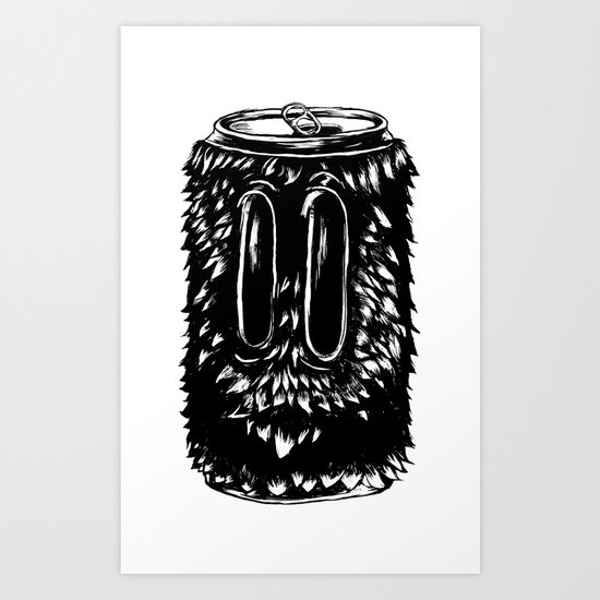 DOG CAN Art Print