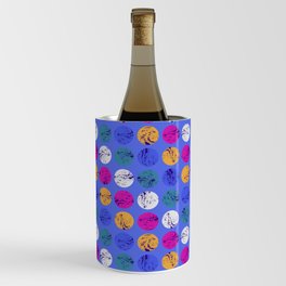 Dots and Texture - Purple  Wine Chiller