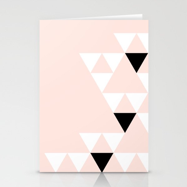 Minimalist Triangles Stationery Cards