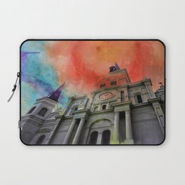 Water Color Cathedral Laptop Sleeve
