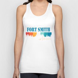 Vintage Retro 80s 90s fort smith City Limited Edition Unisex Tank Top