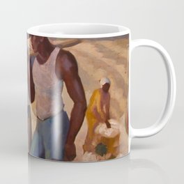 African American Masterpiece 'Works in the Fields' WPA mural painting by Thelma Johnson Streat Coffee Mug