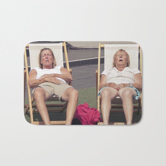 catching flies... Bath Mat