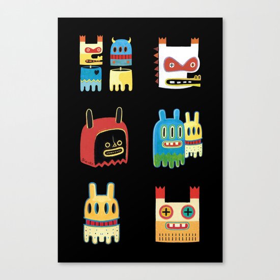 Head hunter casting n°4 Canvas Print